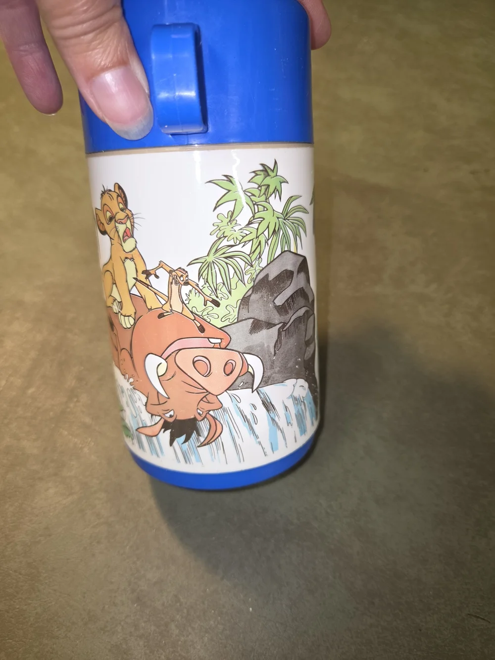 Vintage 1994 Disney's The Lion King plastic thermos